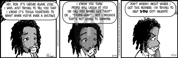 The Boondocks on Friday December 16, 2011 Comic Strip