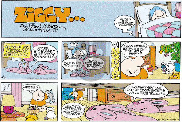 Ziggy - Sunday April 12, 1998 Comic Strip