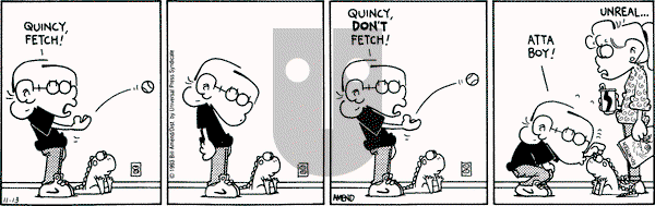 FoxTrot on Saturday November 13, 1993 Comic Strip