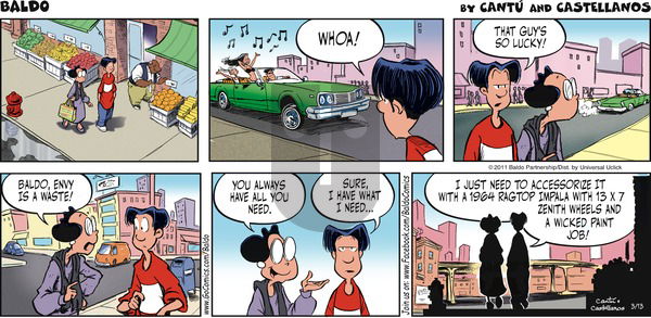 Baldo on Sunday March 13, 2011 Comic Strip