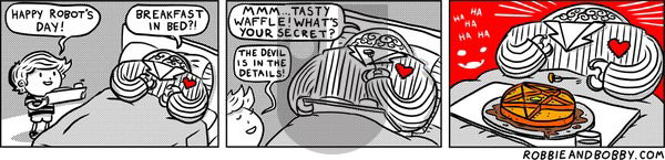 Robbie and Bobby on Sunday July 13, 2025 Comic Strip
