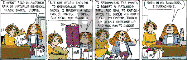 Cathy Classics on Thursday March 16, 2000 Comic Strip