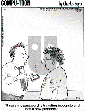 Compu-toon on Wednesday March 12, 2025 Comic Strip