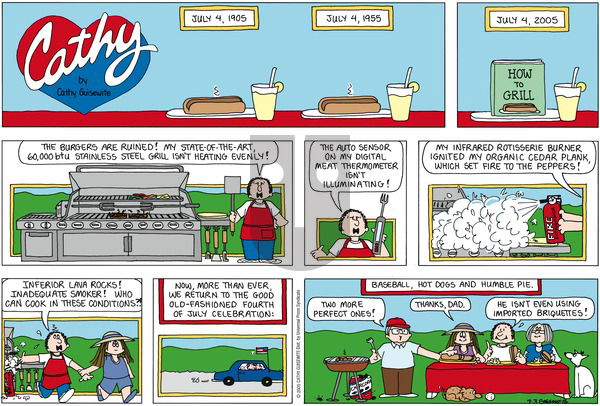 Cathy Classics on Sunday July 3, 2005 Comic Strip