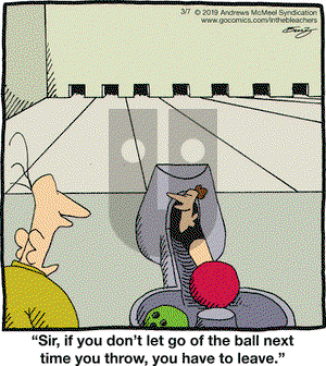 In the Bleachers on Thursday March 7, 2019 Comic Strip