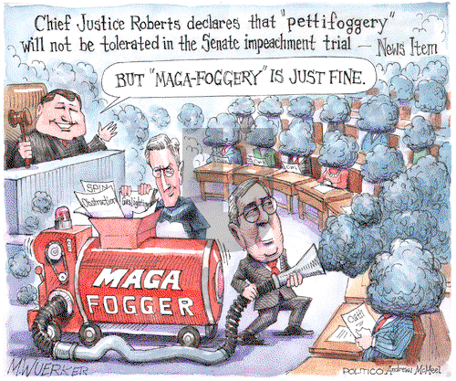 Matt Wuerker on Saturday January 25, 2020 Comic Strip