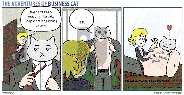 The Adventures of Business Cat - Monday October 5, 2015 Comic Strip