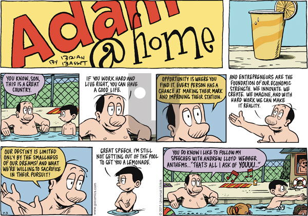 Adam@Home - Sunday July 3, 2011 Comic Strip