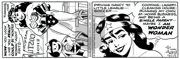 Nancy on Monday October 30, 2006 Comic Strip