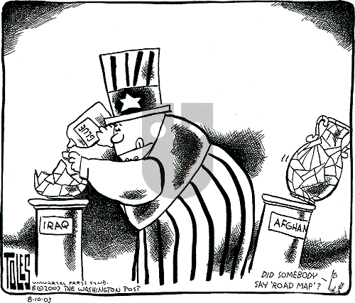 Tom Toles - Sunday August 10, 2003 Comic Strip
