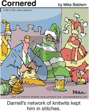 Cornered on Friday February 26, 2021 Comic Strip