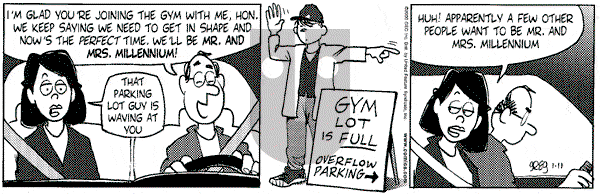 Luann on Tuesday January 11, 2000 Comic Strip