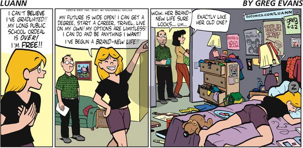 Luann - Sunday June 22, 2014 Comic Strip