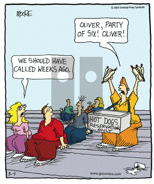 In the Bleachers on Friday March 7, 2008 Comic Strip