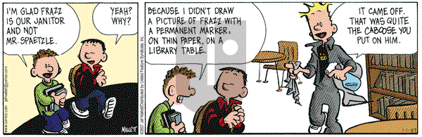 Frazz on Monday January 1, 2007 Comic Strip
