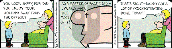 The Born Loser on Monday September 4, 2017 Comic Strip
