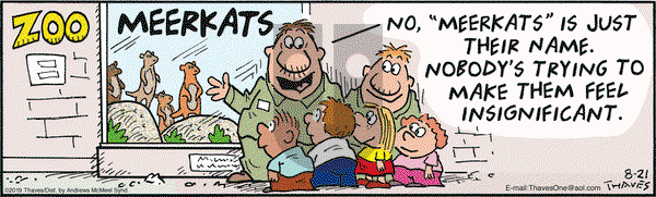 Frank and Ernest on Wednesday August 21, 2019 Comic Strip