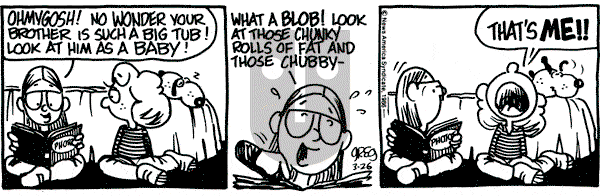 Luann on Wednesday March 26, 1986 Comic Strip