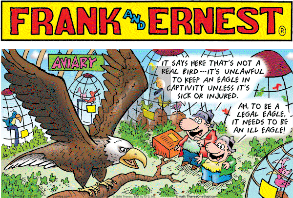 Frank and Ernest on Sunday December 19, 2010 Comic Strip