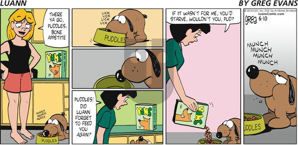 Luann on Sunday June 10, 2018 Comic Strip