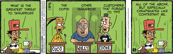 La Cucaracha on Friday January 31, 2020 Comic Strip