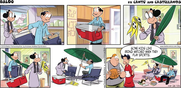 Baldo on Sunday April 29, 2018 Comic Strip