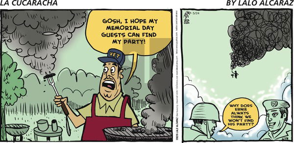La Cucaracha on Sunday May 24, 2015 Comic Strip