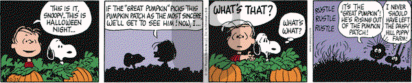 Peanuts - Friday October 31, 2014 Comic Strip