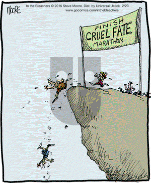 In the Bleachers on Tuesday February 23, 2016 Comic Strip