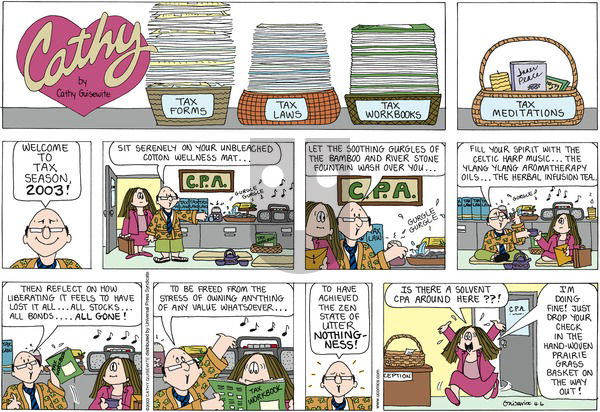 Cathy Classics on Sunday April 6, 2025 Comic Strip
