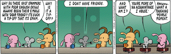 Pearls Before Swine on Saturday January 12, 2013 Comic Strip