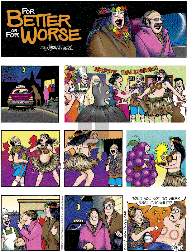 For Better or For Worse - Sunday October 29, 2006 Comic Strip
