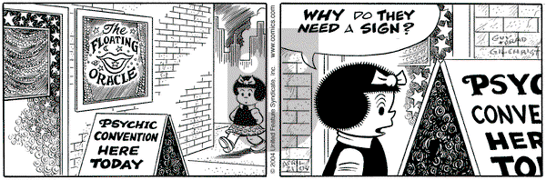 Nancy on Friday May 7, 2004 Comic Strip