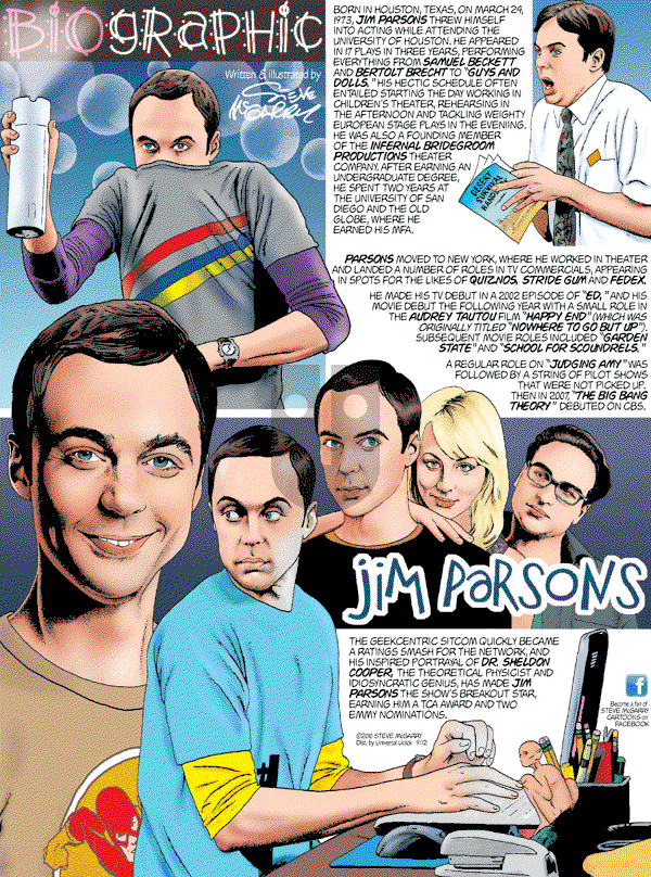 Biographic on Sunday September 12, 2010 Comic Strip