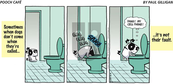 Pooch Cafe on Sunday August 19, 2012 Comic Strip