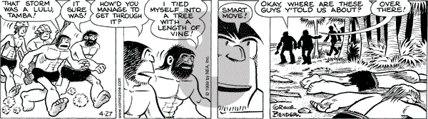 Alley Oop on Tuesday April 27, 1999 Comic Strip