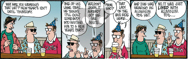 Monty on Tuesday December 29, 2015 Comic Strip