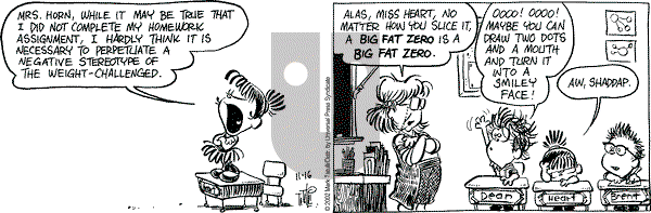Heart of the City on Saturday November 16, 2002 Comic Strip