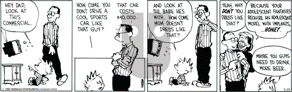 Calvin and Hobbes - Tuesday March 20, 2012 Comic Strip