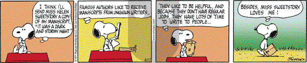 Peanuts on Tuesday April 17, 2018 Comic Strip