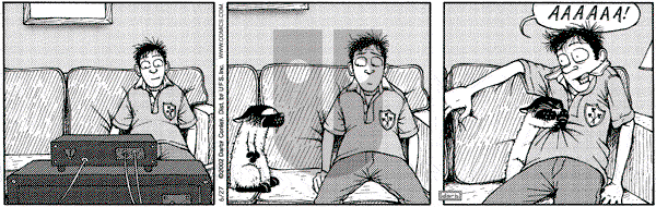 Get Fuzzy on Thursday June 27, 2002 Comic Strip