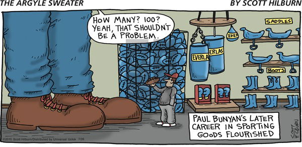 The Argyle Sweater on Sunday July 26, 2015 Comic Strip