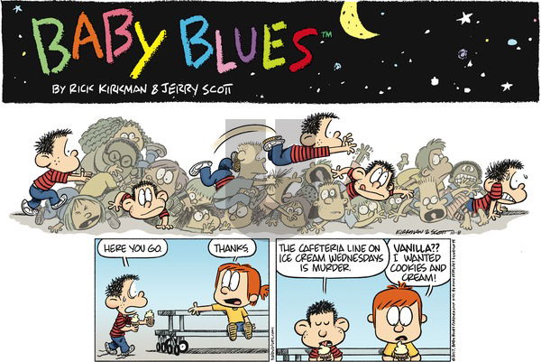 Baby Blues on Sunday October 8, 2017 Comic Strip