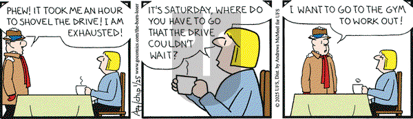 The Born Loser on Saturday January 25, 2025 Comic Strip
