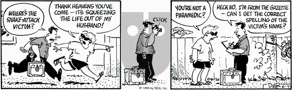 Betty on Tuesday June 4, 1996 Comic Strip