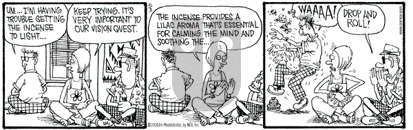 Monty on Tuesday October 3, 2006 Comic Strip