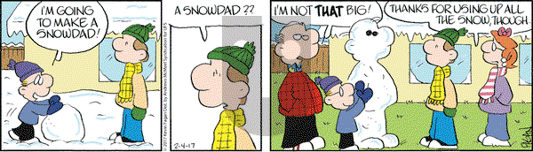 Drabble on Saturday February 4, 2017 Comic Strip