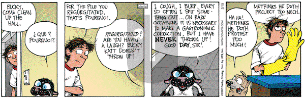 Get Fuzzy on Thursday February 15, 2007 Comic Strip