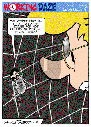 Working Daze - Monday July 8, 2024 Comic Strip