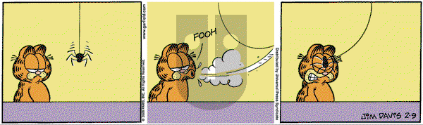 Garfield on Saturday February 9, 2008 Comic Strip